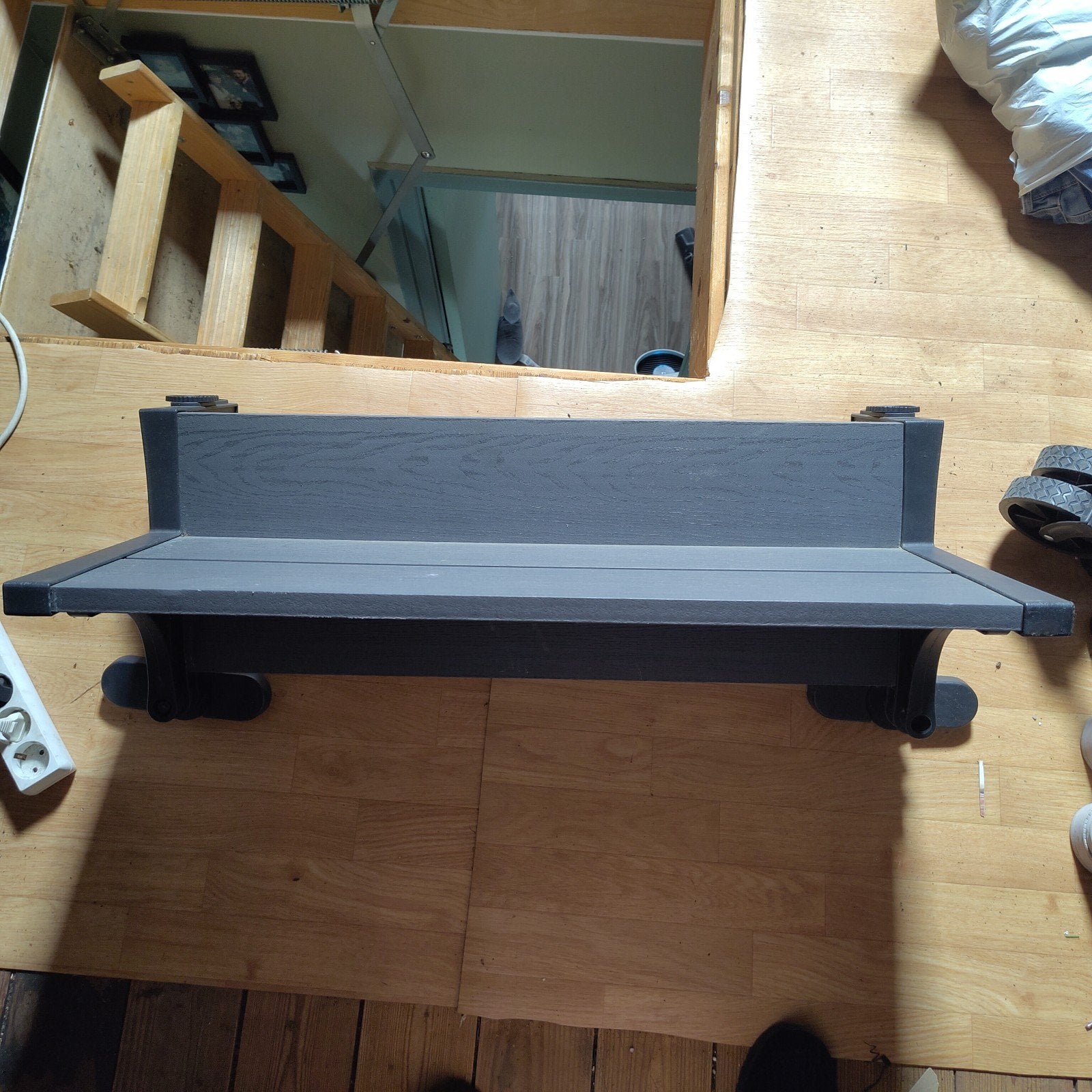 Balkon tafel balkontafel reling, Ophalen, Gebruikt