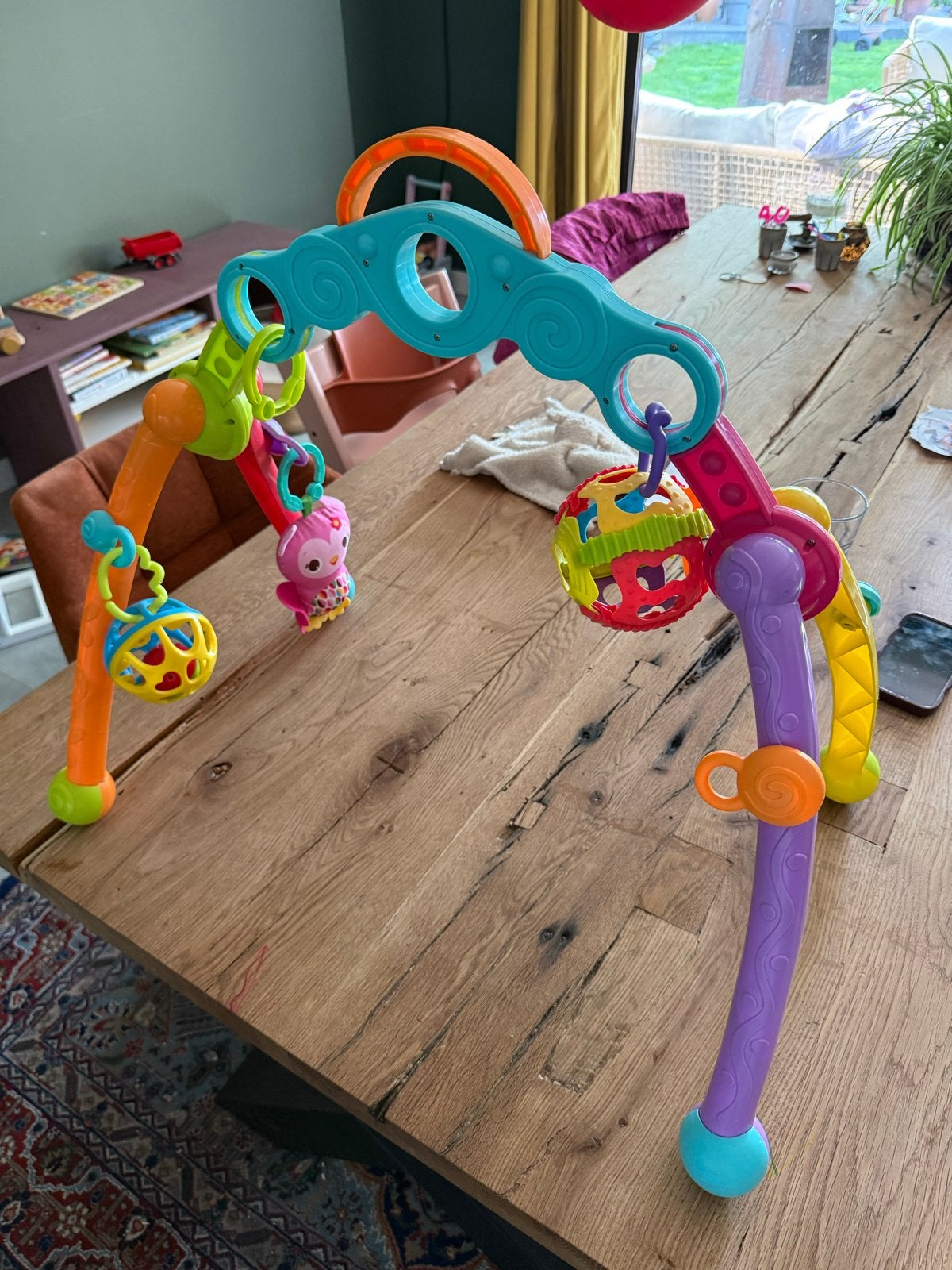 Vrolijke Babygym met speeltjes, Ophalen, Gebruikt, Babygym, Met geluid