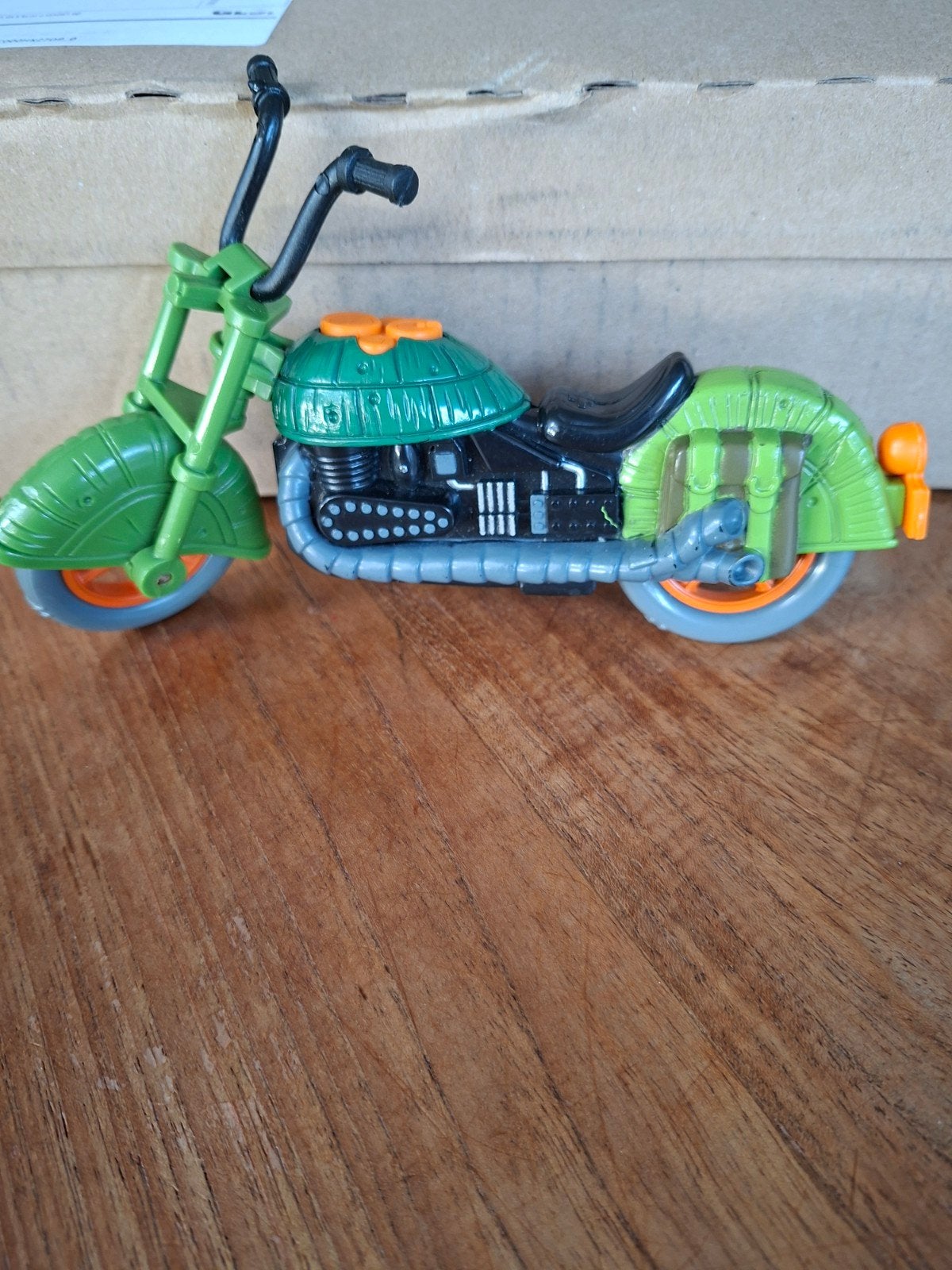 Vintage Teenage Mutant Ninja Turtles Motorfiets Speelgoed, Ophalen of Verzenden, Gebruikt