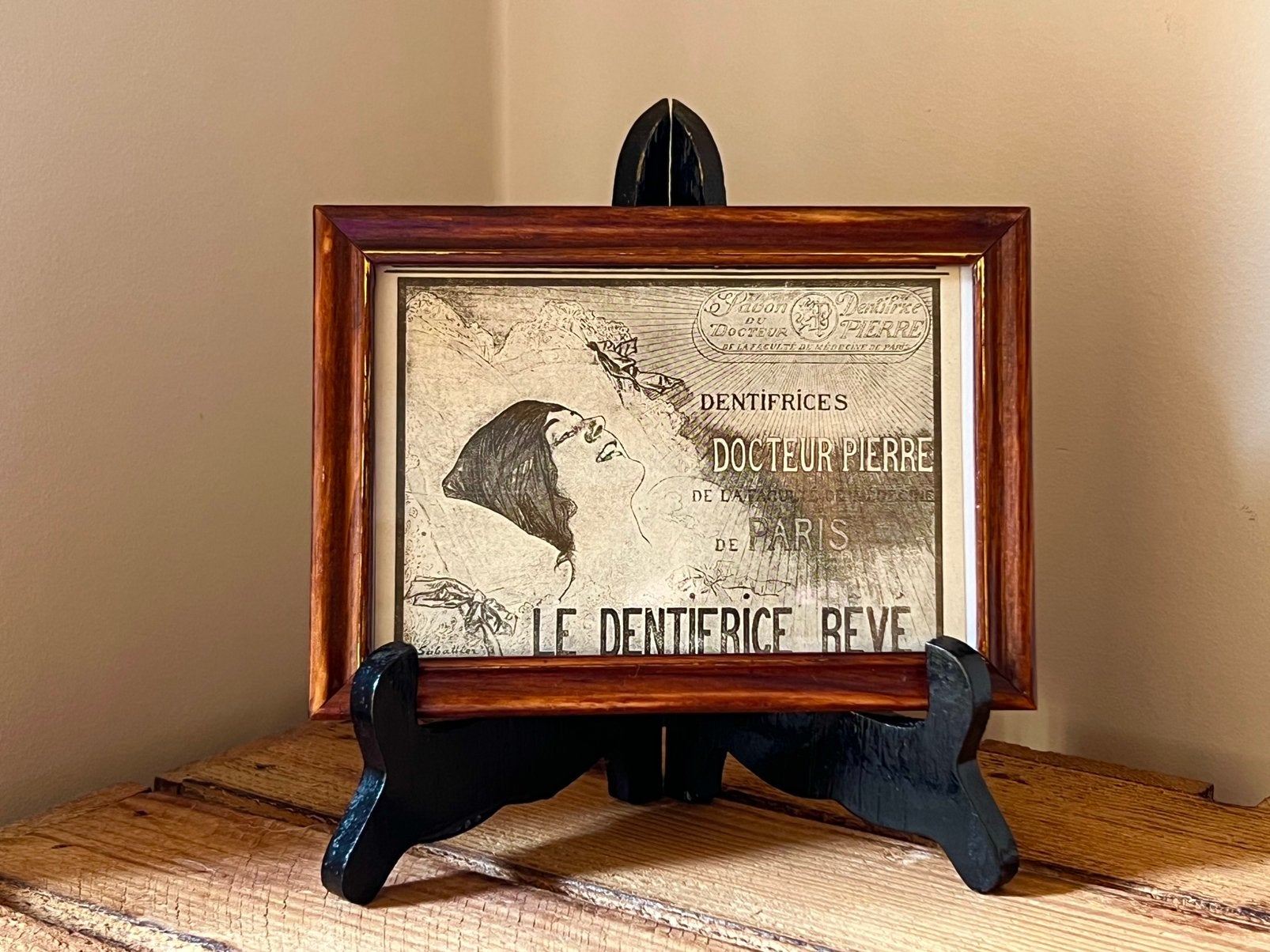 Oude Franse advertentie voor tandpasta art nouveau 1919, Verzamelen, Ophalen of Verzenden, Persoonlijke verzorging