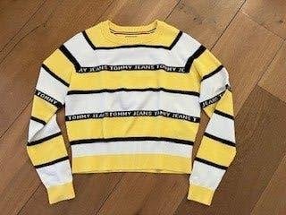 Truitje Tommy Hilfiger Maat S ZGAN, Geel, Ophalen of Verzenden, Zo goed als nieuw, Maat 36 (S)