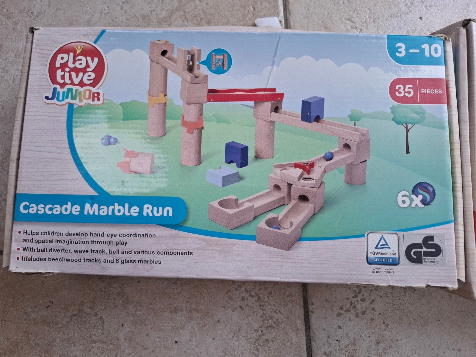 Playtive Junior knikkerbanen (2 stuks), Kinderen en Baby's, Speelgoed | Houten speelgoed, Ophalen, Zo goed als nieuw, Overige typen