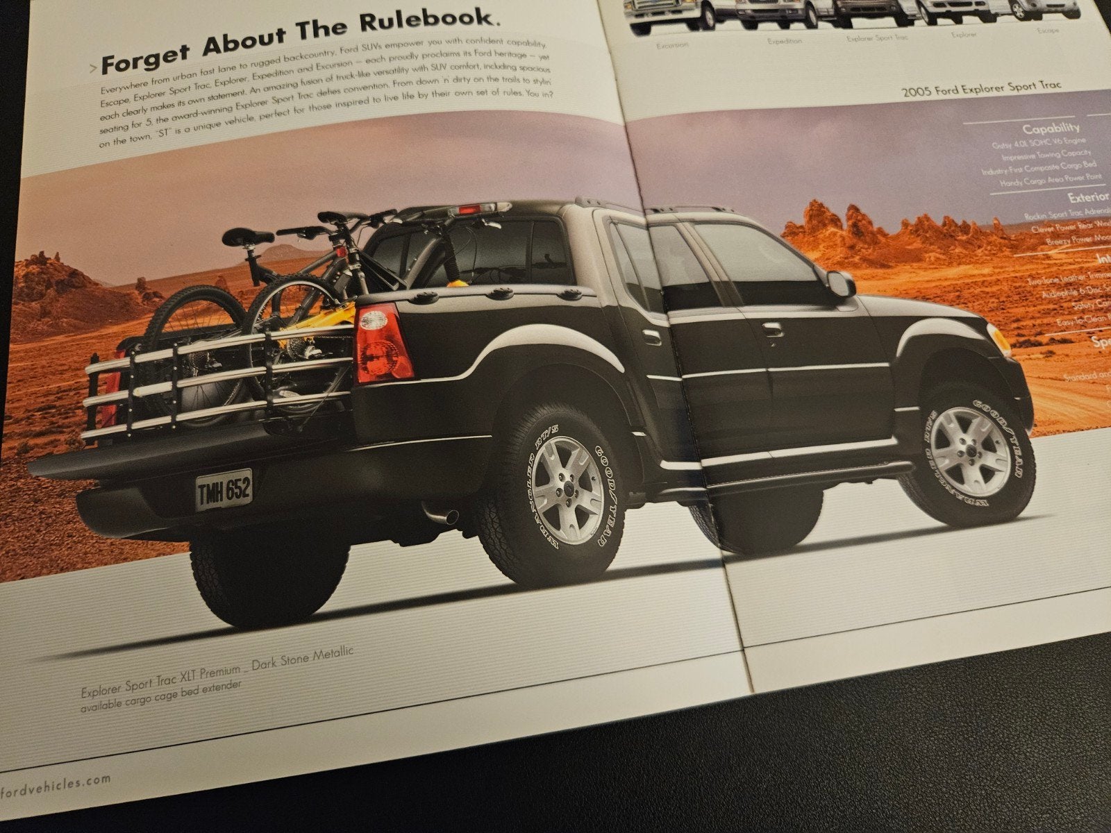 Brochure Ford Explorer Sport Trac 2005 USA, Ophalen of Verzenden, Zo goed als nieuw, Ford