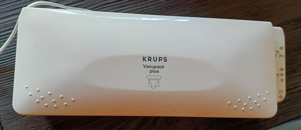 Krups Vacupack Plus F 380 Vacumeermachine, Ophalen of Verzenden, Gebruikt
