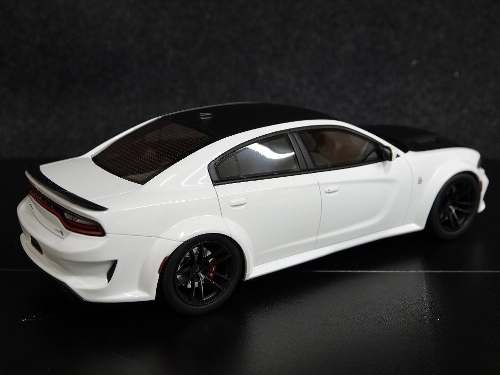 GT-Spirit 1:18 Dodge Charger SRT Hellcat Redeye wit, Overige merken, Auto, GT-Spirit, Onbekend