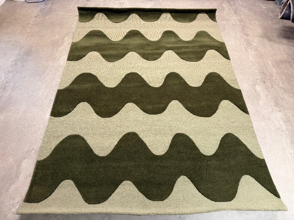 Vloerkleed Brink en Campman Lokki Green 170 x 240 cm, 150 tot 200 cm, Ophalen of Verzenden, A, Rechthoekig