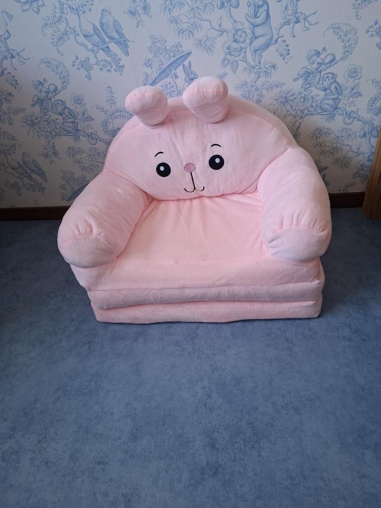 Roze (speel)bankje/bed, Ophalen, Zo goed als nieuw, Overige typen