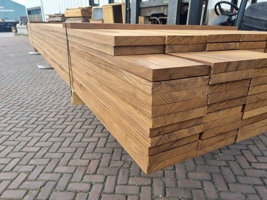 Hardhouten planken geschaafd 2.2x14.5 cm - nr: HP226, Ophalen, Planken, Nieuw, Hardhout