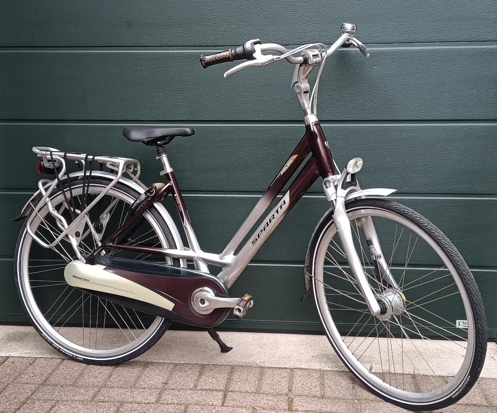 Sparta damesfiets, 8 versnellingen, Ophalen, Sparta, 47 tot 50 cm, Versnellingen