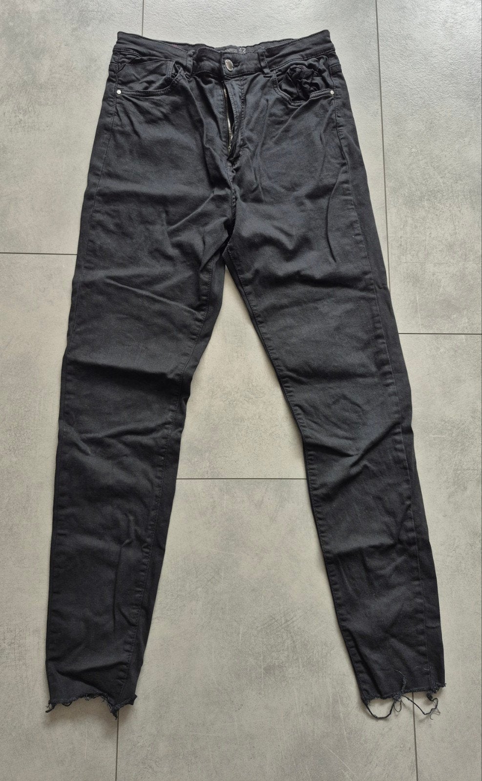 Stradivarius Zwarte Jeans, Kleding | Dames, Zwart, Ophalen of Verzenden, W33 - W36 (confectie 42/44), Stradivarius