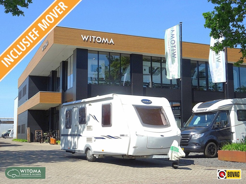 Caravelair Osiris 480 Mooie uitvoering, Caravans en Kamperen, Caravans, Rondzit, Tot en met 2, Bedrijf, Kachel