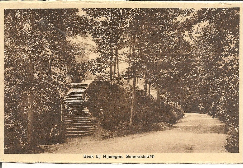 Ansichtkaart Beek bij Nijmegen, Generaalstrap, Verzamelen, Ophalen of Verzenden, 1940 tot 1960, Ongelopen, Gelderland