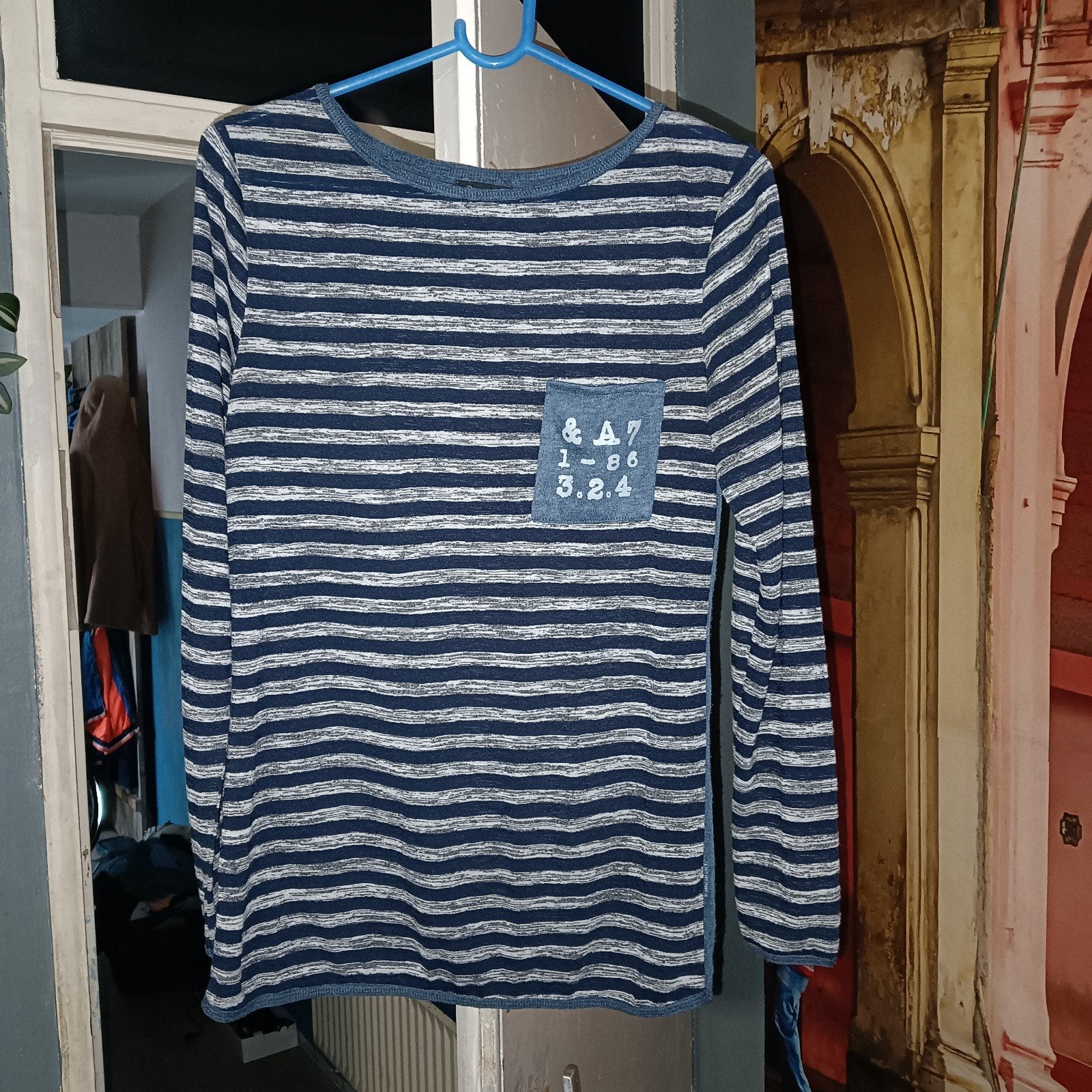 G-maxx gestreept shirt met lange mouwen - Maat S, Meerkleurig, Maat 42/44 (L), Ophalen of Verzenden, Lange mouw