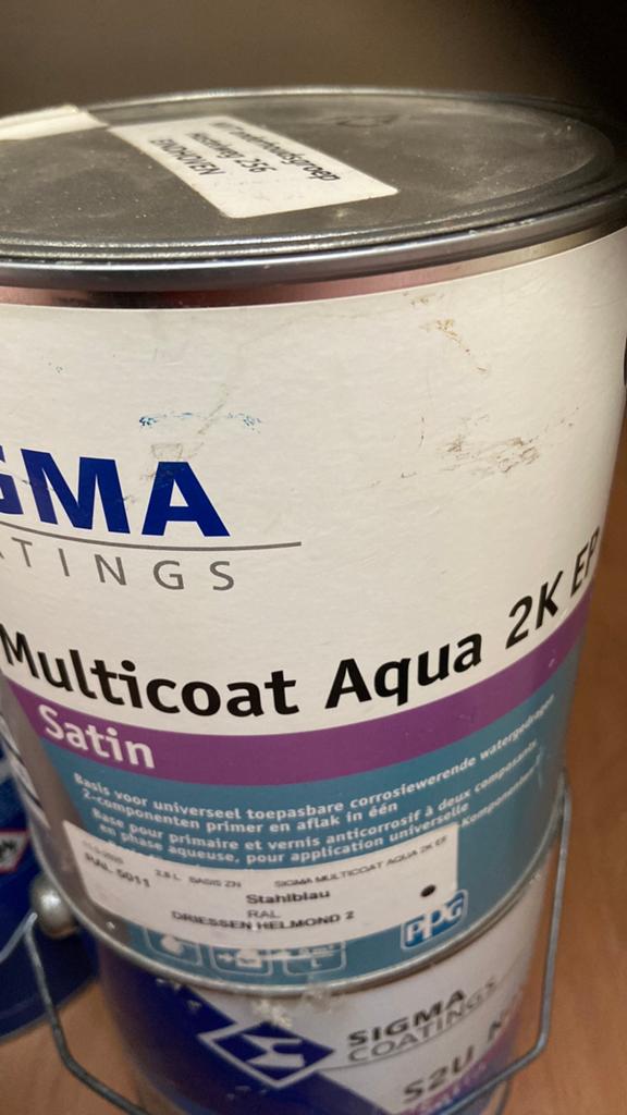 Kaki 2,5 liter sigma S2U nova nieuw in blik, Ophalen, Zo goed als nieuw