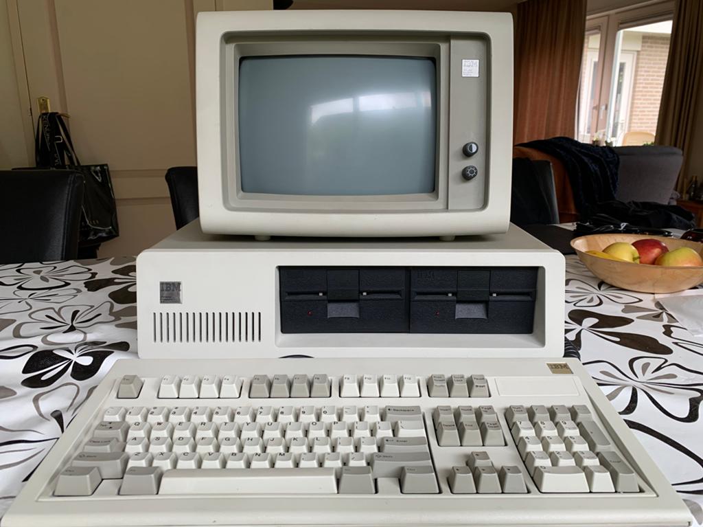 IBM PC XT 5160 met 5151 monitor 640KB ram, Computers en Software, Vintage Computers, Ophalen