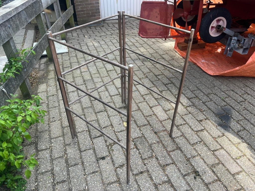 2 Droogrekjes, hout antiek, Ophalen of Verzenden