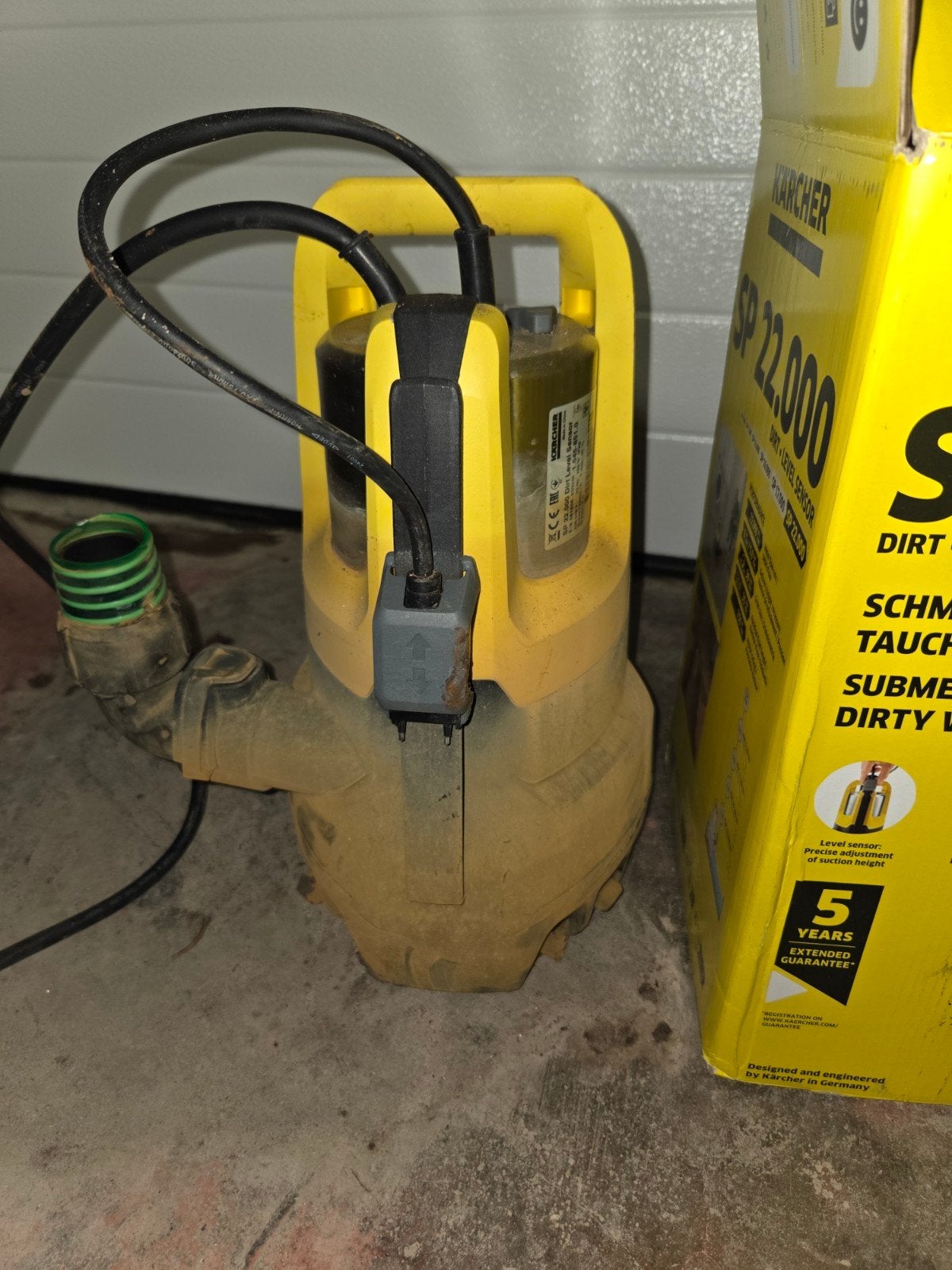 Kärcher SP 22.000 Dompelpomp - Vuilwaterpomp, Tuin en Terras, Waterpompen, Gebruikt, Elektrisch, Dompelpomp, Ophalen of Verzenden
