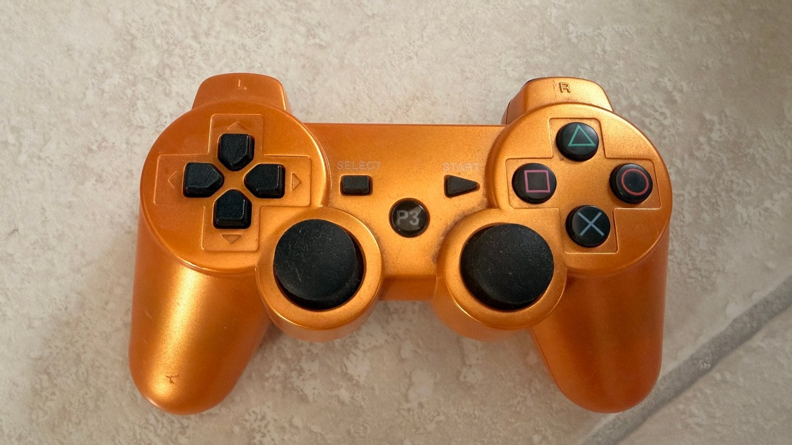 P3 Controller voor de PS3 werkt alleen met kabel., Ophalen of Verzenden, Zo goed als nieuw, Controller, Draadloos