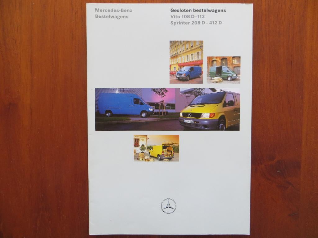 Mercedes-Benz Gesloten bestelwagens Vito Sprinter+prijslijst, Boeken, Ophalen of Verzenden, Nieuw, Mercedes