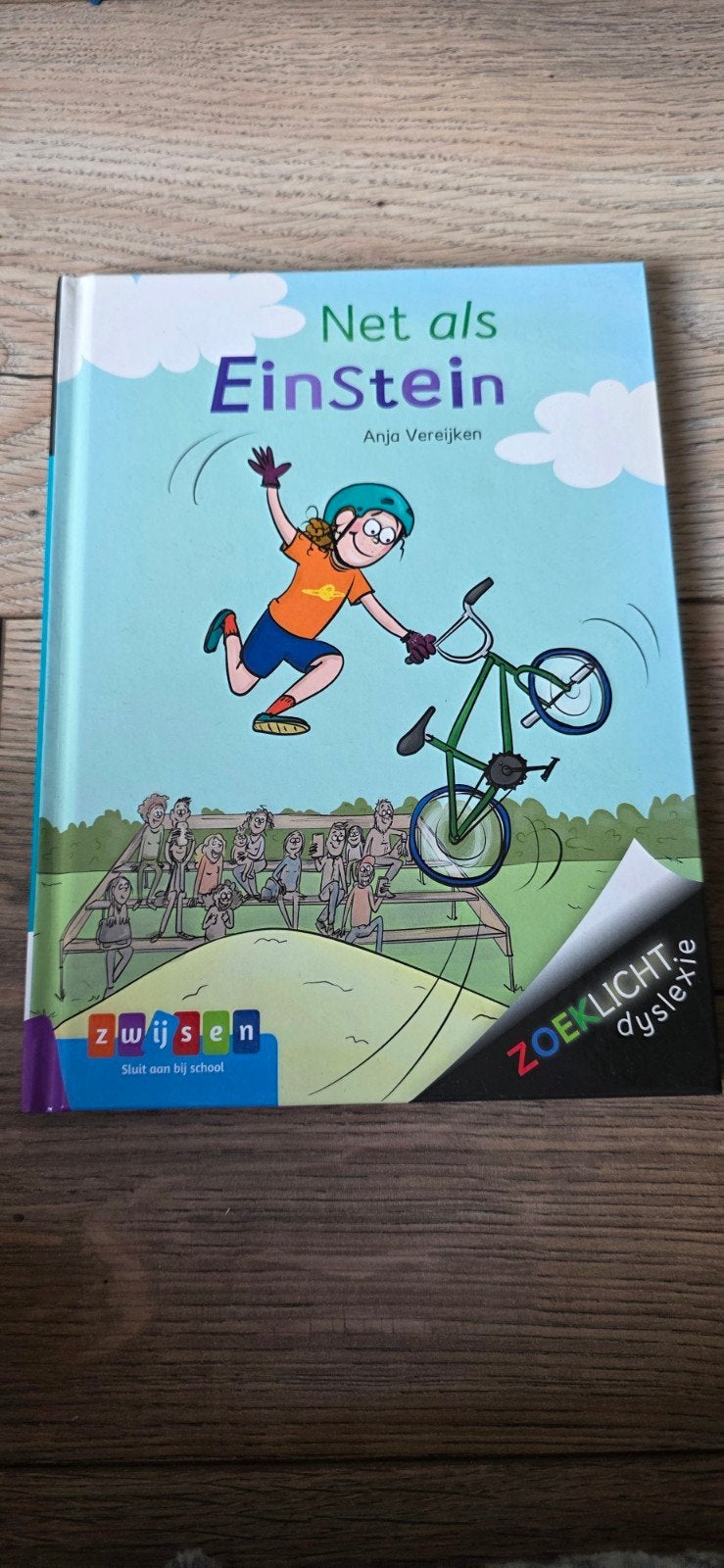 Net als Einstein - Anja Vereijken (dyslexie vriendelijk), Ophalen of Verzenden, Zo goed als nieuw, Anja Vereijken, Fictie algemeen