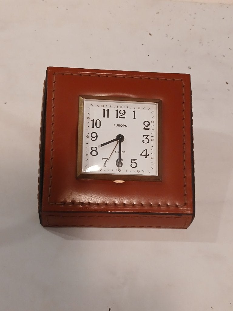 Vintage Europa Reiswekker 2 Jewls. Jaren 60/70  Germany, Ophalen of Verzenden, Analoog