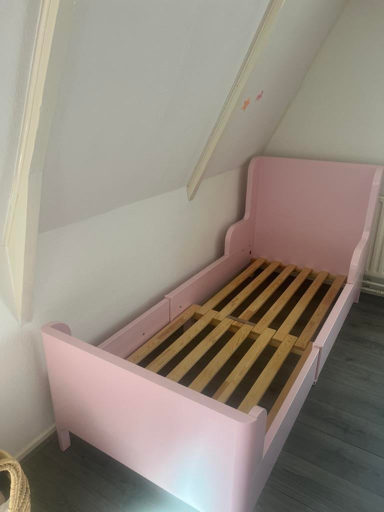 Ikea meegroeibed, Ophalen of Verzenden, Zo goed als nieuw, 180 cm of meer, 70 tot 85 cm