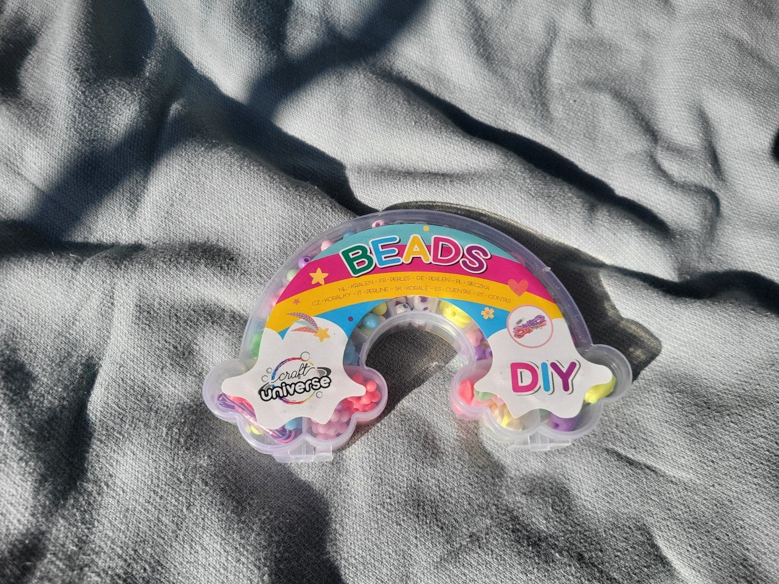 DIY Kralen Set Regenboog - Craft Universe, Ophalen of Verzenden, Nieuw, Kraal