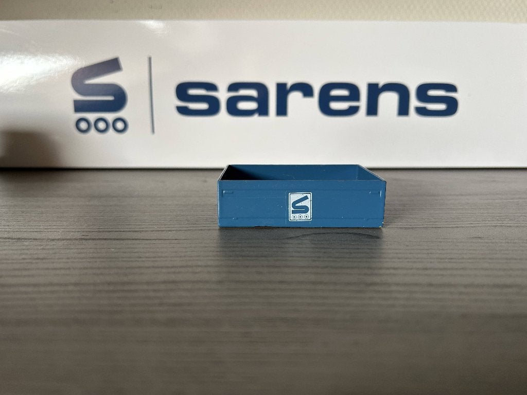 Sarens Ballastbox - Materiaalbox Conrad 1/50, Hobby en Vrije tijd, Modelauto's | 1:50, Verzenden, Gebruikt, Bus of Vrachtwagen
