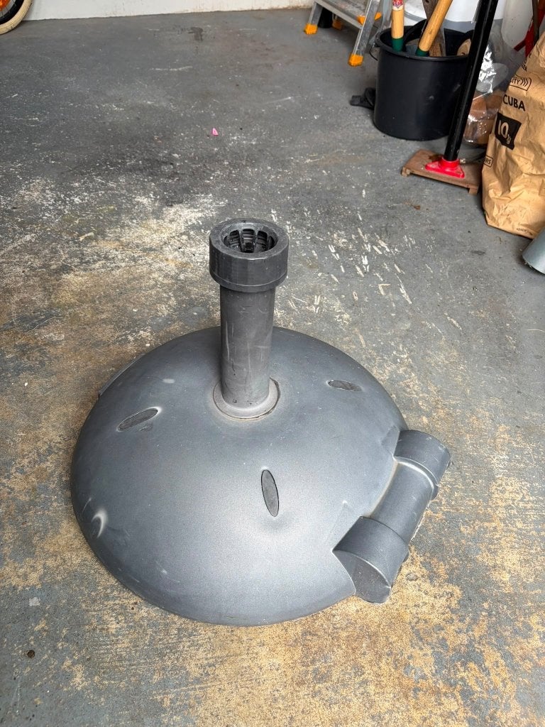 Parasol voet, Ophalen, Gebruikt, Minder dan 1 meter, Parasolvoet