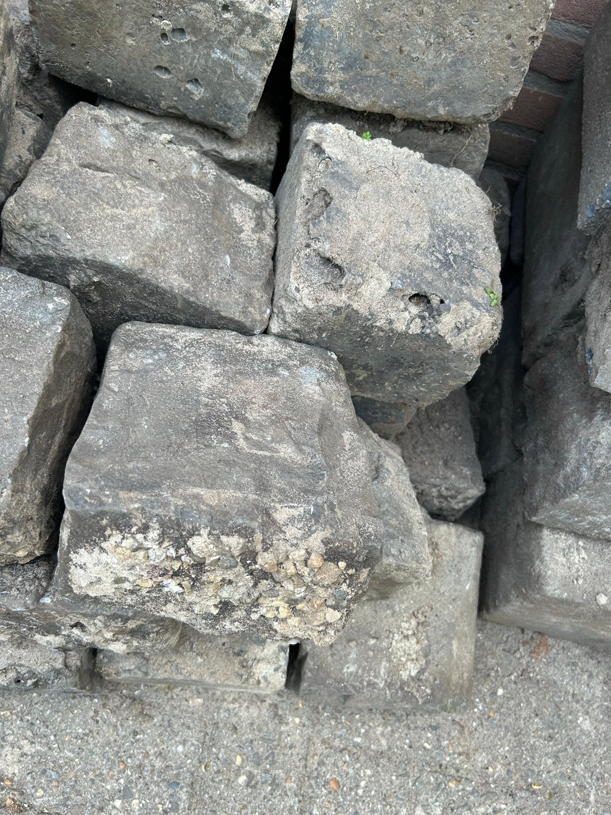 Gebruikte betonnen klinkers voor bestrating, Ophalen, Gebruikt, Klinkers, 10 m² of meer