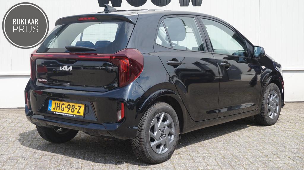 Kia Picanto 1.0 DPI Automaat Navigatie | Cruise Contr | Acht, Auto's, Kia, 12 maanden, Stof, 4 stoelen, Zwart