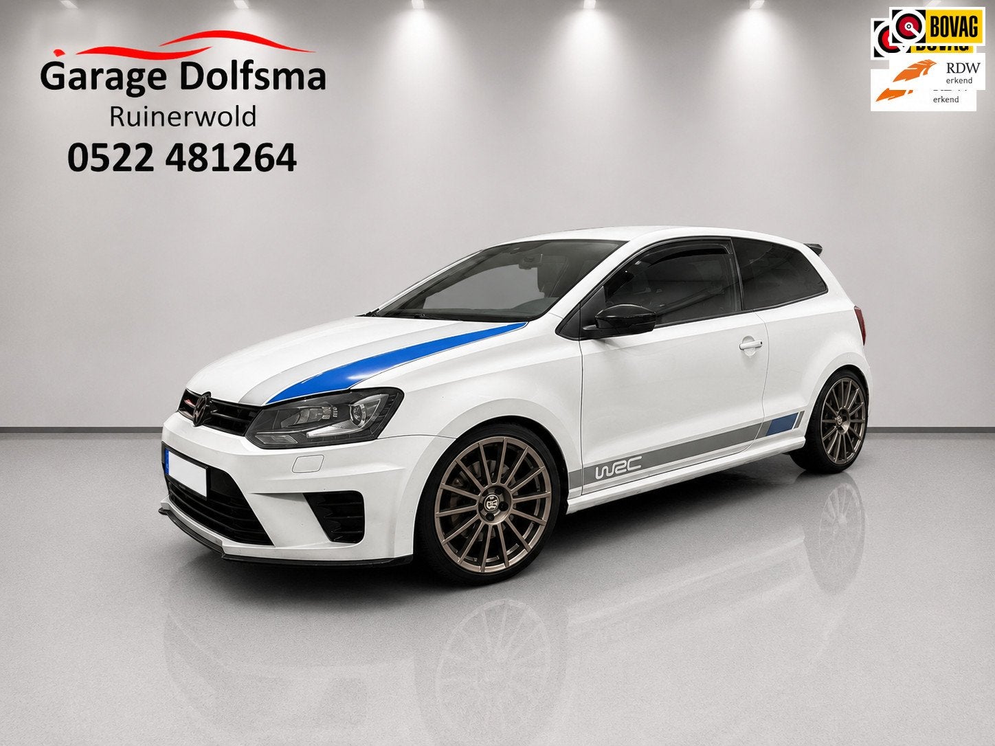 Volkswagen Polo 2.0 TSI R WRC Street-Nr 806 van de 2500! 377, Auto's, Euro 5, Stof, Gebruikt, Zwart