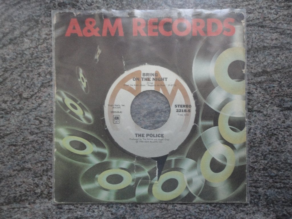 The Police - Bring on the night USA 1980, Gebruikt, Originele persing, 7 inch, Ophalen of Verzenden