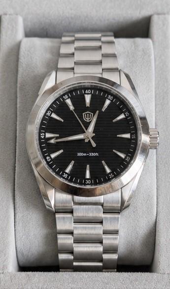 Watchdives Aqua Terra-homage horloge (nieuw), Ophalen of Verzenden, Nieuw, Zwart, Jongen of Meisje