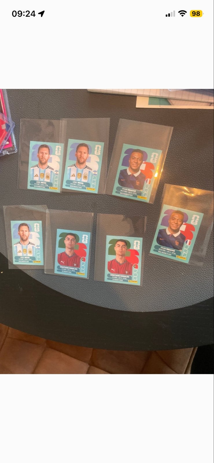 Wk  2026 Messi, Ronaldo, Mbappé - Panini Adrenalyn, Verzamelen, Ophalen of Verzenden, Zo goed als nieuw, Buitenlandse clubs, Spelerskaart