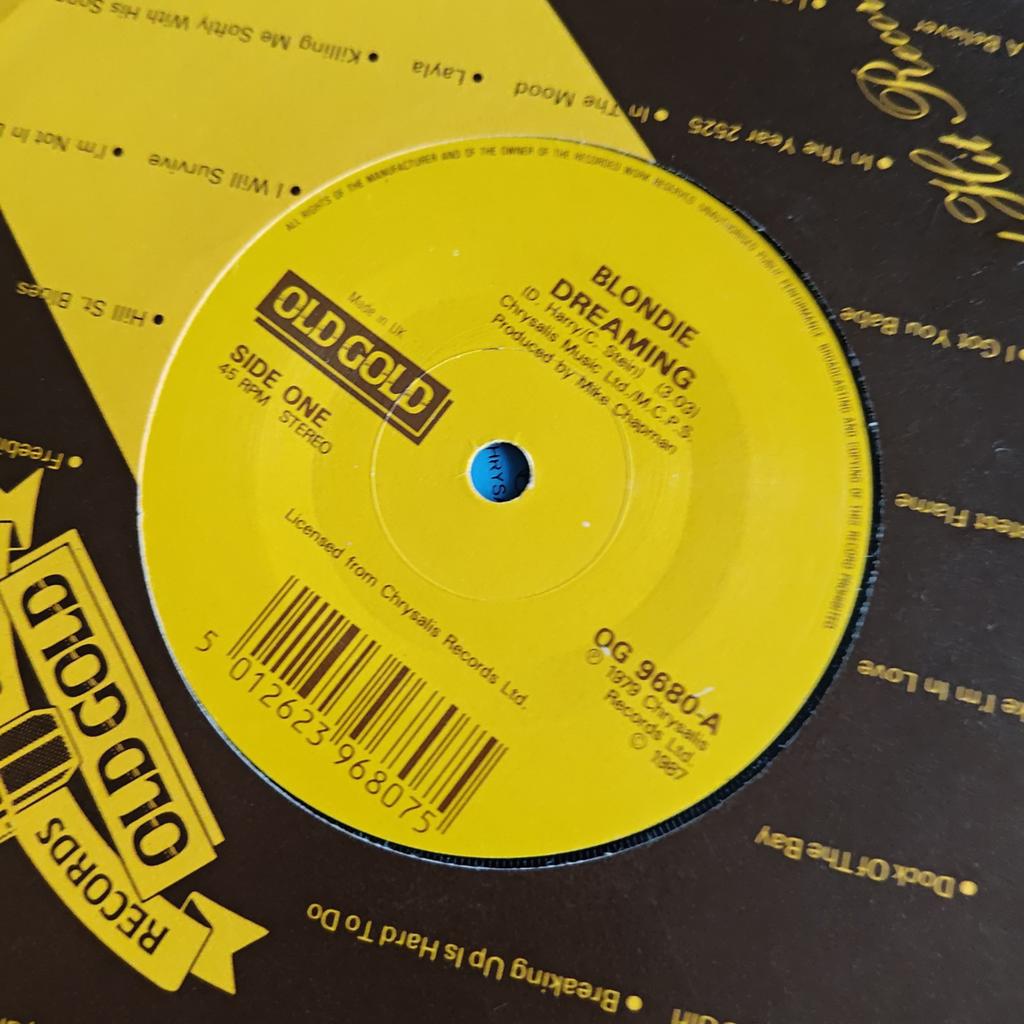 Blondie - Dreaming / Atomic (Old Gold Single), Cd's en Dvd's, Vinyl Singles, Gebruikt, Originele persing, 7 inch, Single