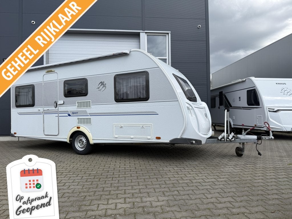Knaus Sport 500 EU Enkele bedden, Rondzit, Bedrijf, 5 tot 6 meter, Knaus