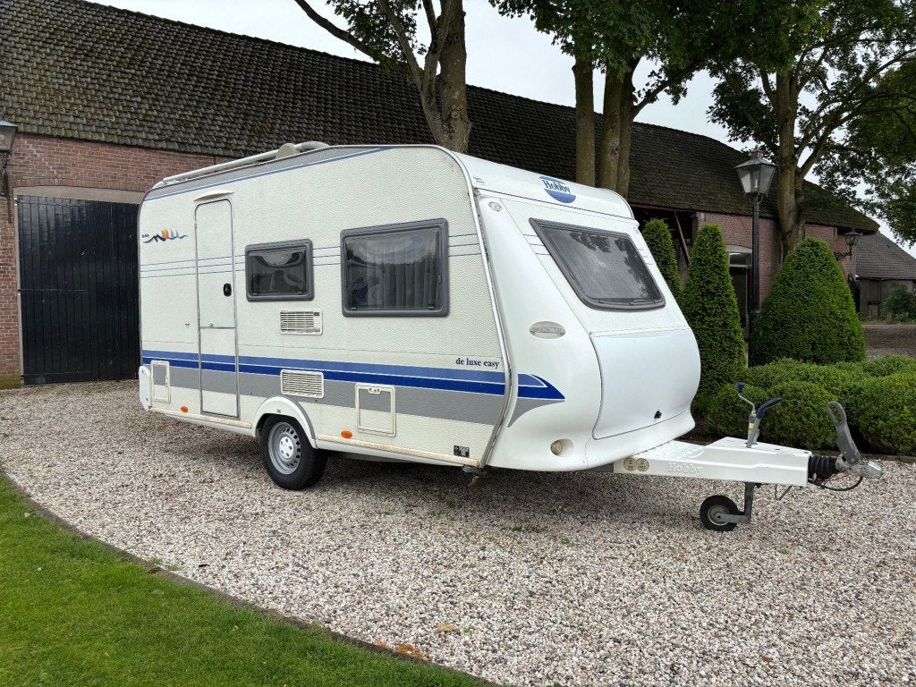 Hobby DE LUXE EASY 400 SB/VOORTENT, Arald Striewski GmbH, Harald-Striewski-Straße 15, 24787 Fockbek Rendsburg, Hobby, Hobby Wohnwagenwerk Ing.