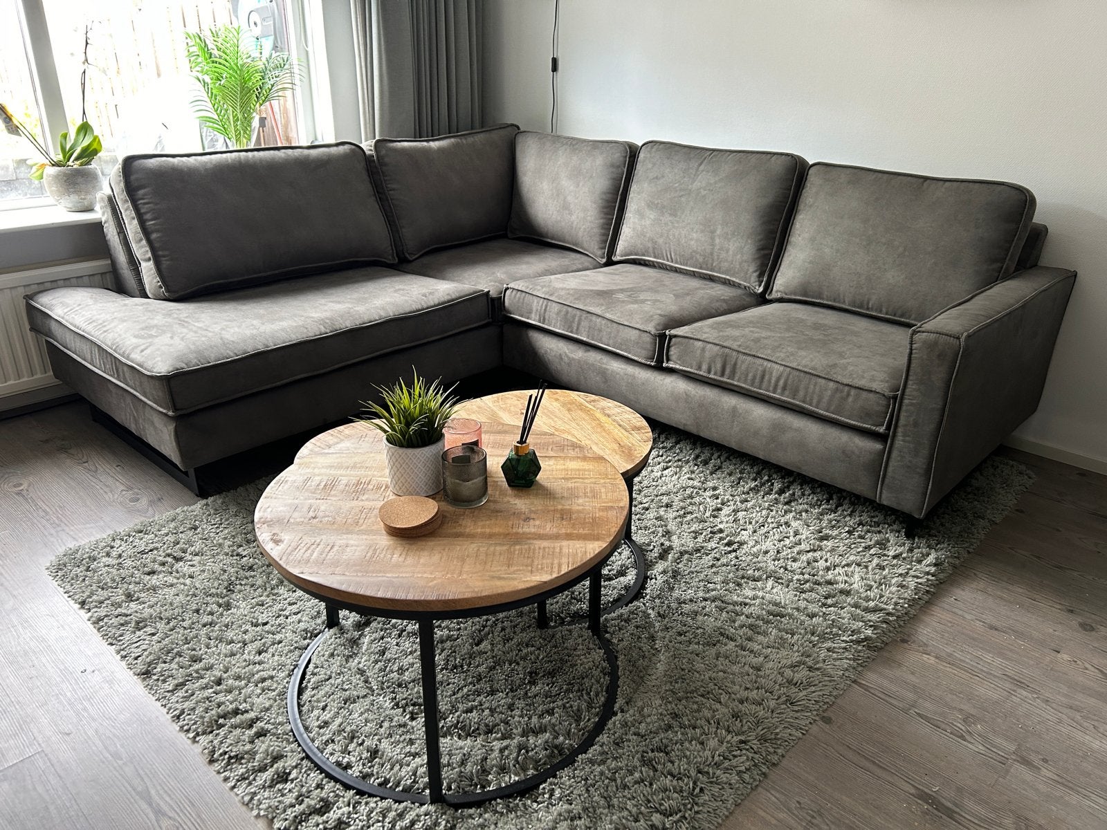 Hoekbank - Zo Goed als Nieuw, Huis en Inrichting, Ophalen, 250 tot 300 cm, Hoekbank, Zo goed als nieuw