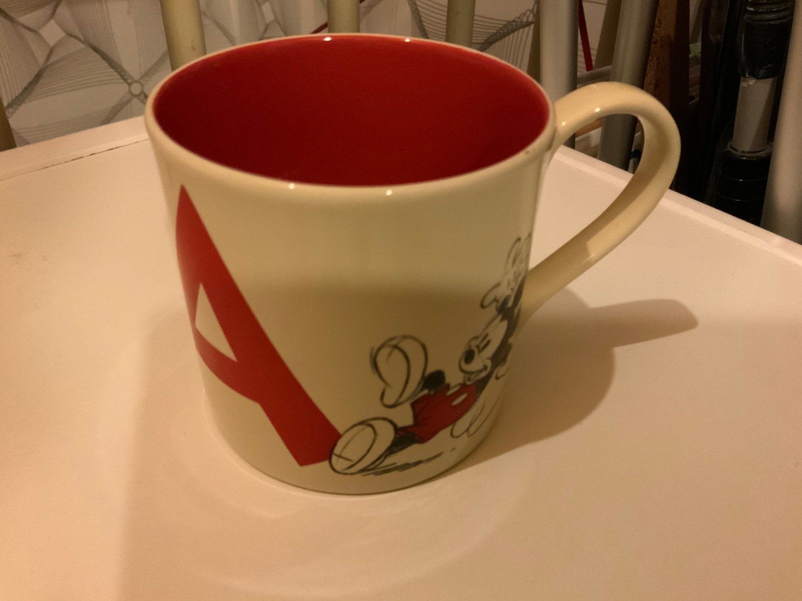 Nieuwe beker met Mickey erop. Disney Parijs., Ophalen of Verzenden, Mickey Mouse, Nieuw, Servies