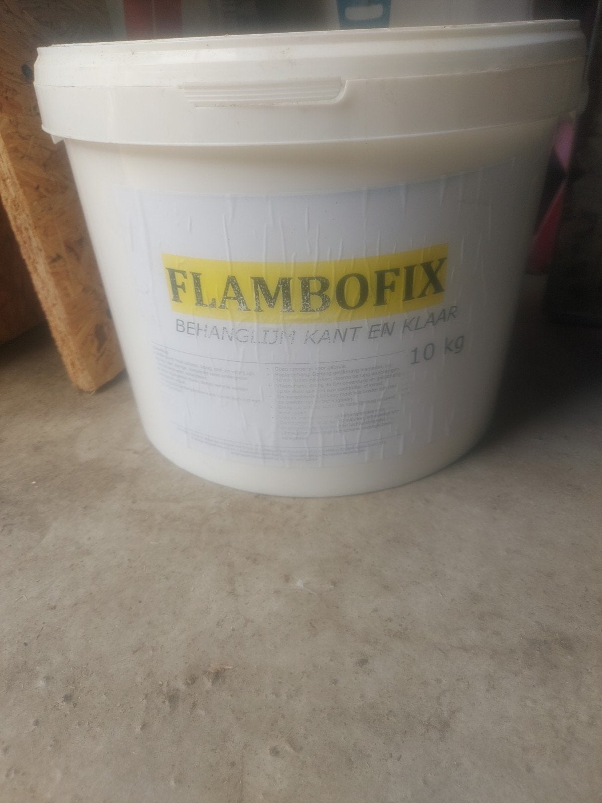 Glasvezel behang lijm 17 kg, Huis en Inrichting, Ophalen of Verzenden, Nieuw, Kunststof