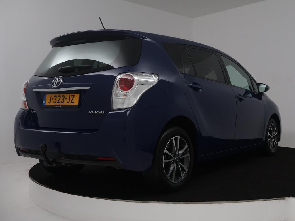 Toyota Verso 1.8 VVT-i Dynamic Business | Trekhaak | Panoram, Auto's, Toyota, Gebruikt, 4 cilinders, Blauw, Leder