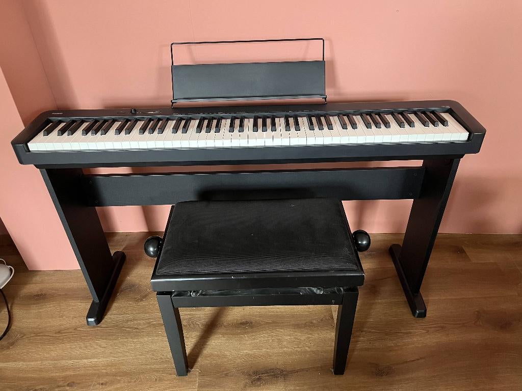elektrische piano casio CDP-S100, Ophalen, Gebruikt, Zwart, Digitaal