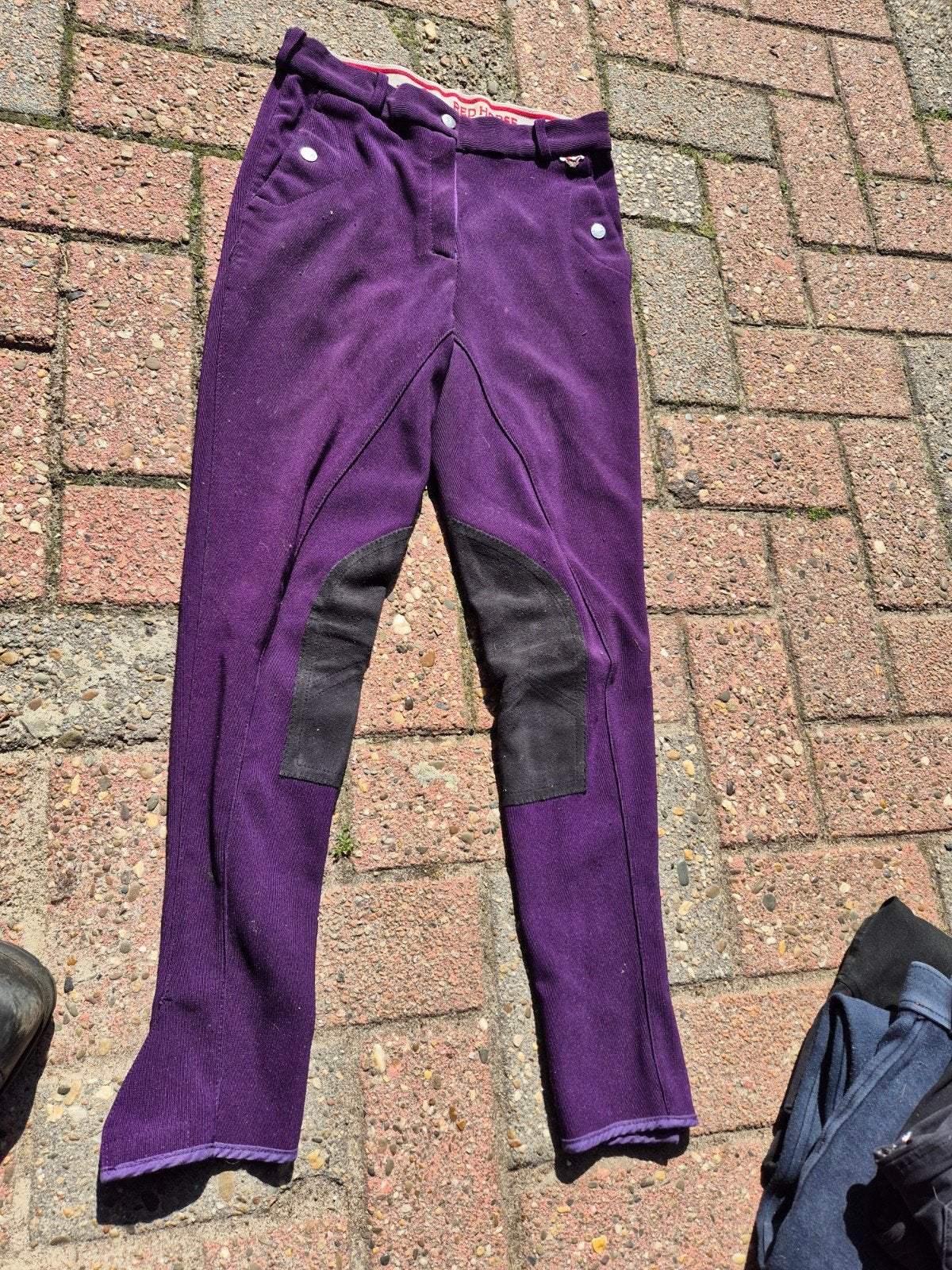 paardrijbroek, Ophalen, Onderkleding