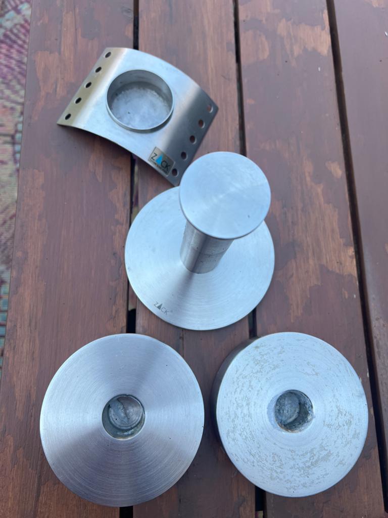 Zack RVS, Ophalen, Gebruikt, Zilver, Metaal