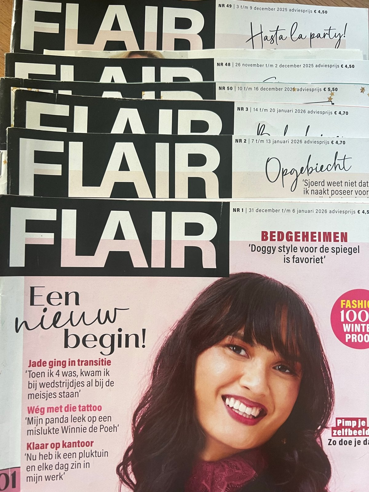 Flairs 6 stuks en zomerboek, Ophalen of Verzenden, Gelezen, Damesbladen
