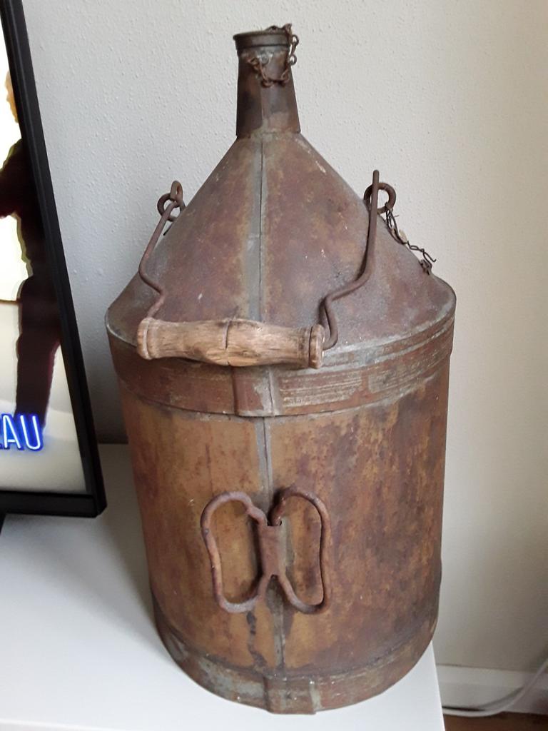 Oude oliekan, Antiek en Kunst, Ophalen