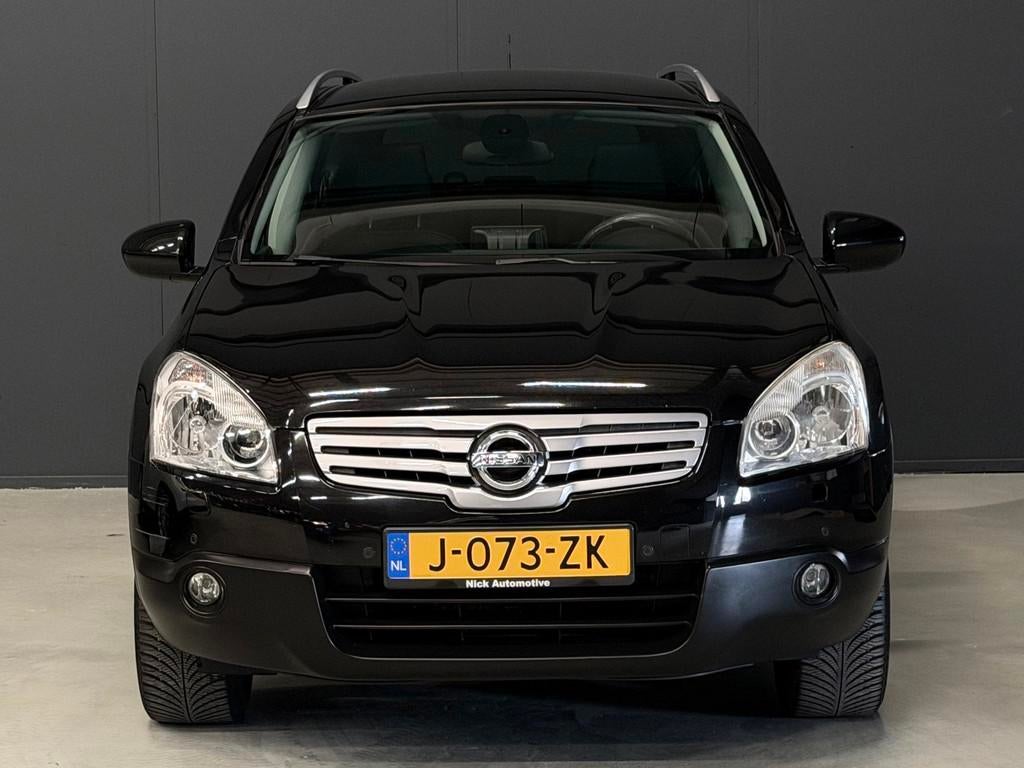 Nissan Qashqai +2 2.0 Optima 7-PERSOONS KEYLESS/LEDER/CAMERA, Auto's, Gebruikt, Zwart, 4 cilinders, 7 stoelen