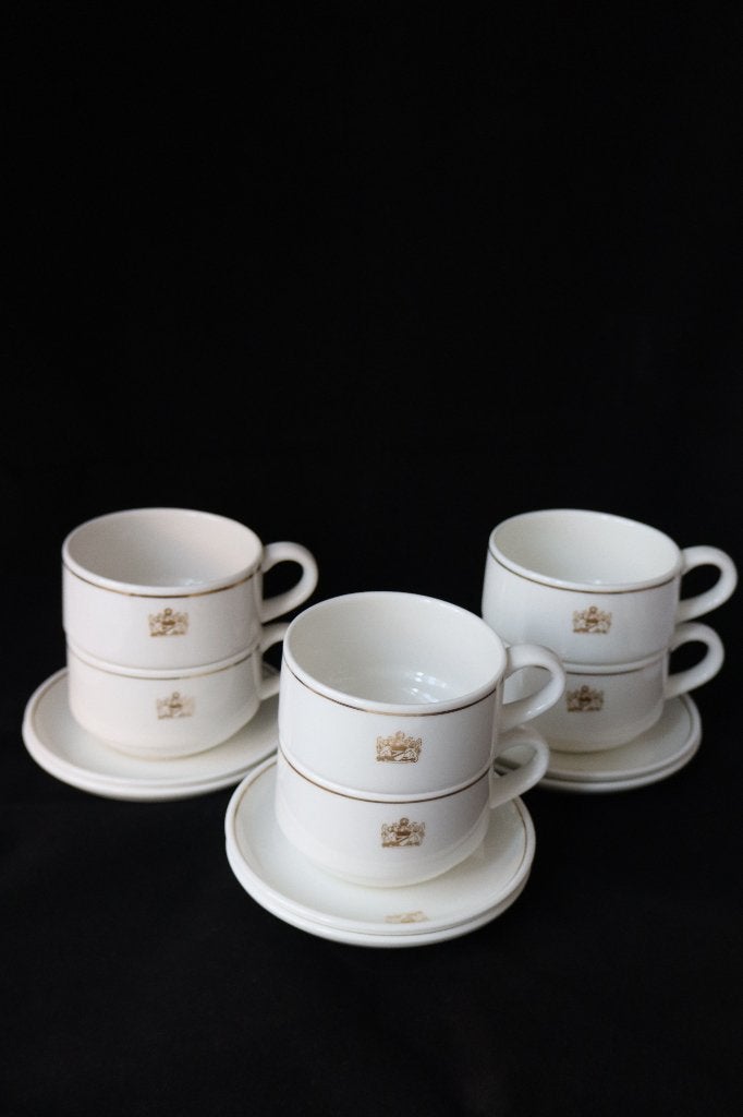 Vintage Royal Doulton British Airways koffie servies 1970, Ophalen of Verzenden