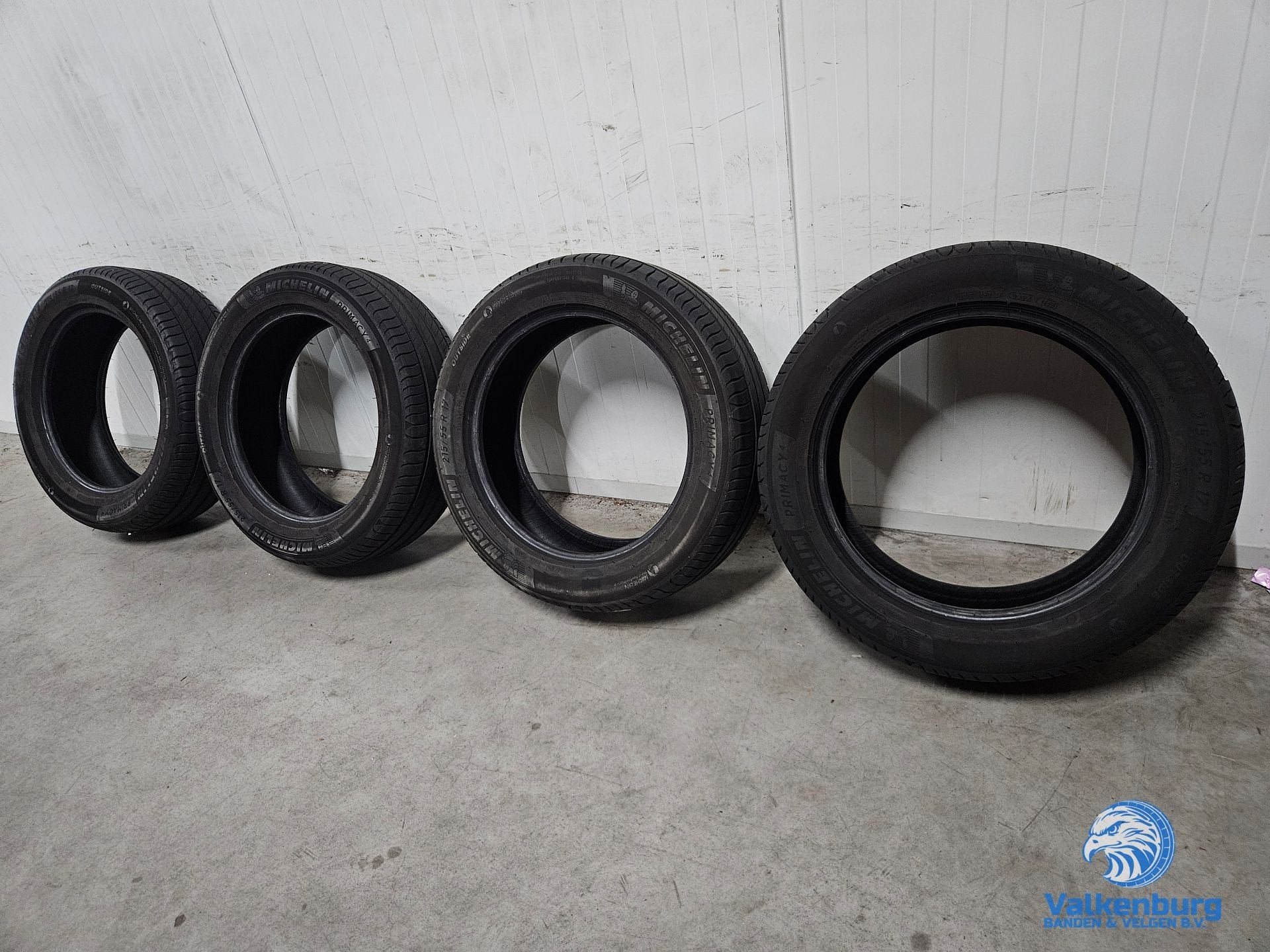 6-7mm! Zomerbanden 215/55R17 Michelin Primacy 4, Auto-onderdelen, Banden en Velgen, -, -, 17 inch, Ophalen of Verzenden